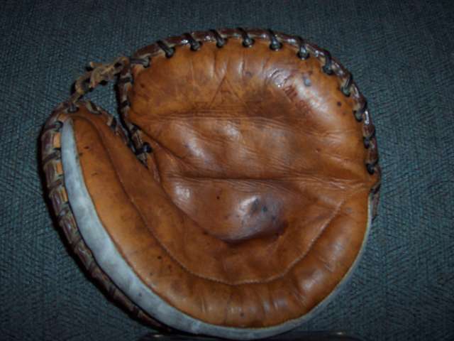 George A. Reach Softball Catchers Mitt Front